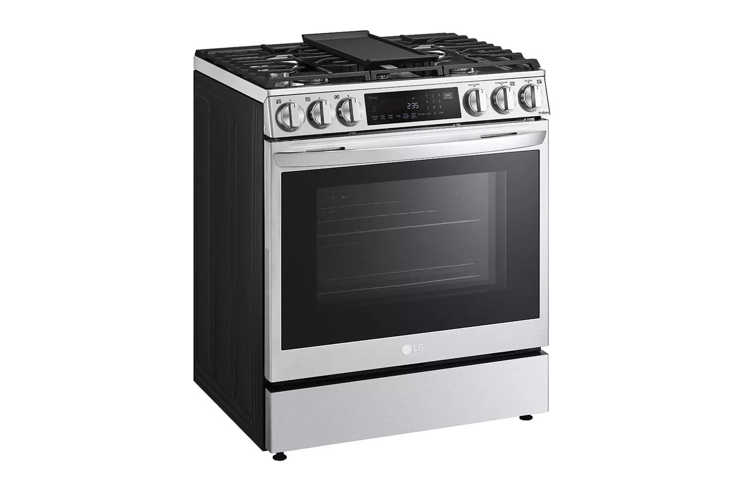 LG LSGL6335F 6.3 Cu Ft. Smart Wi-fi Enabled Probake Convection Instaview G...