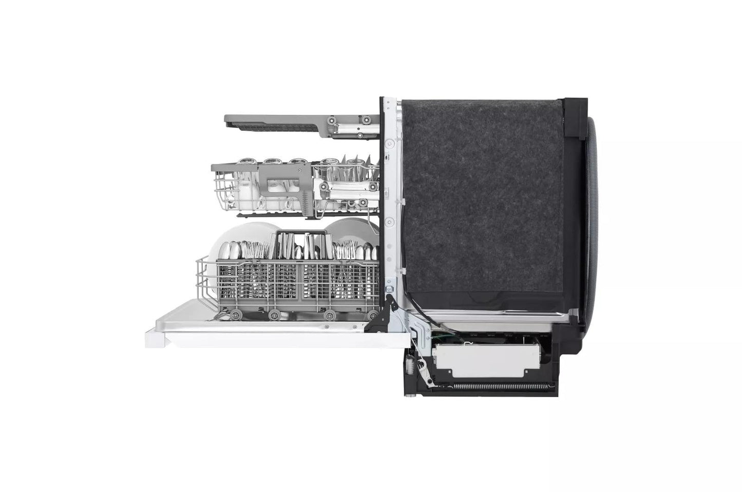 LG LDFN4542W LG Front Control Dishwasher With Quadwash and 3rd Rack