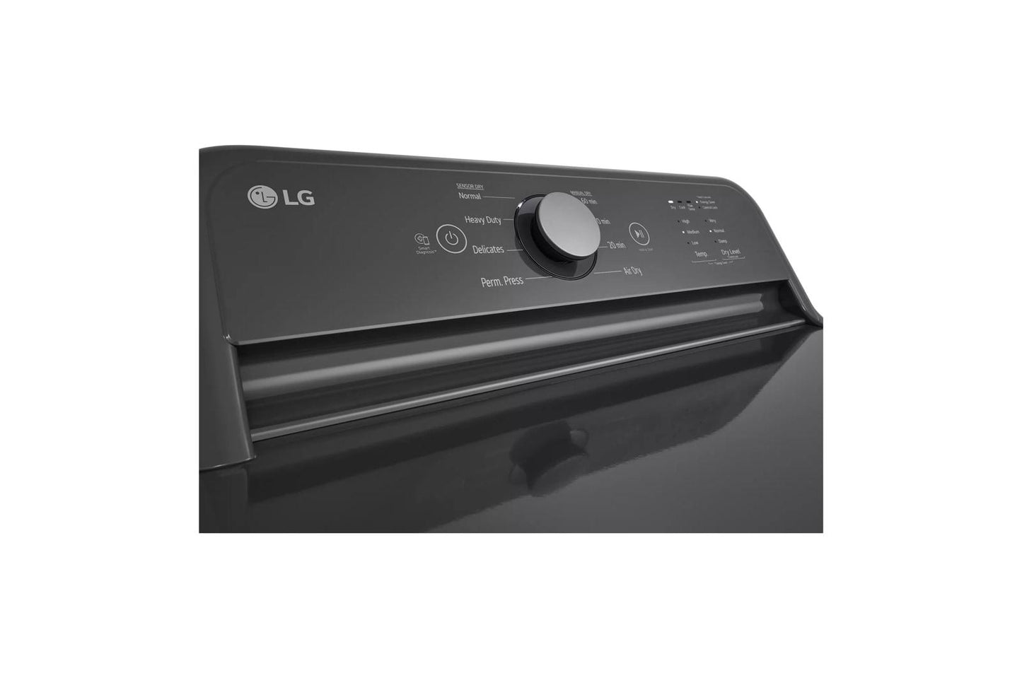 LG DLE6100M 7.3 Cu. Ft. Ultra Large Capacity Rear Control Electric Dryer With S...