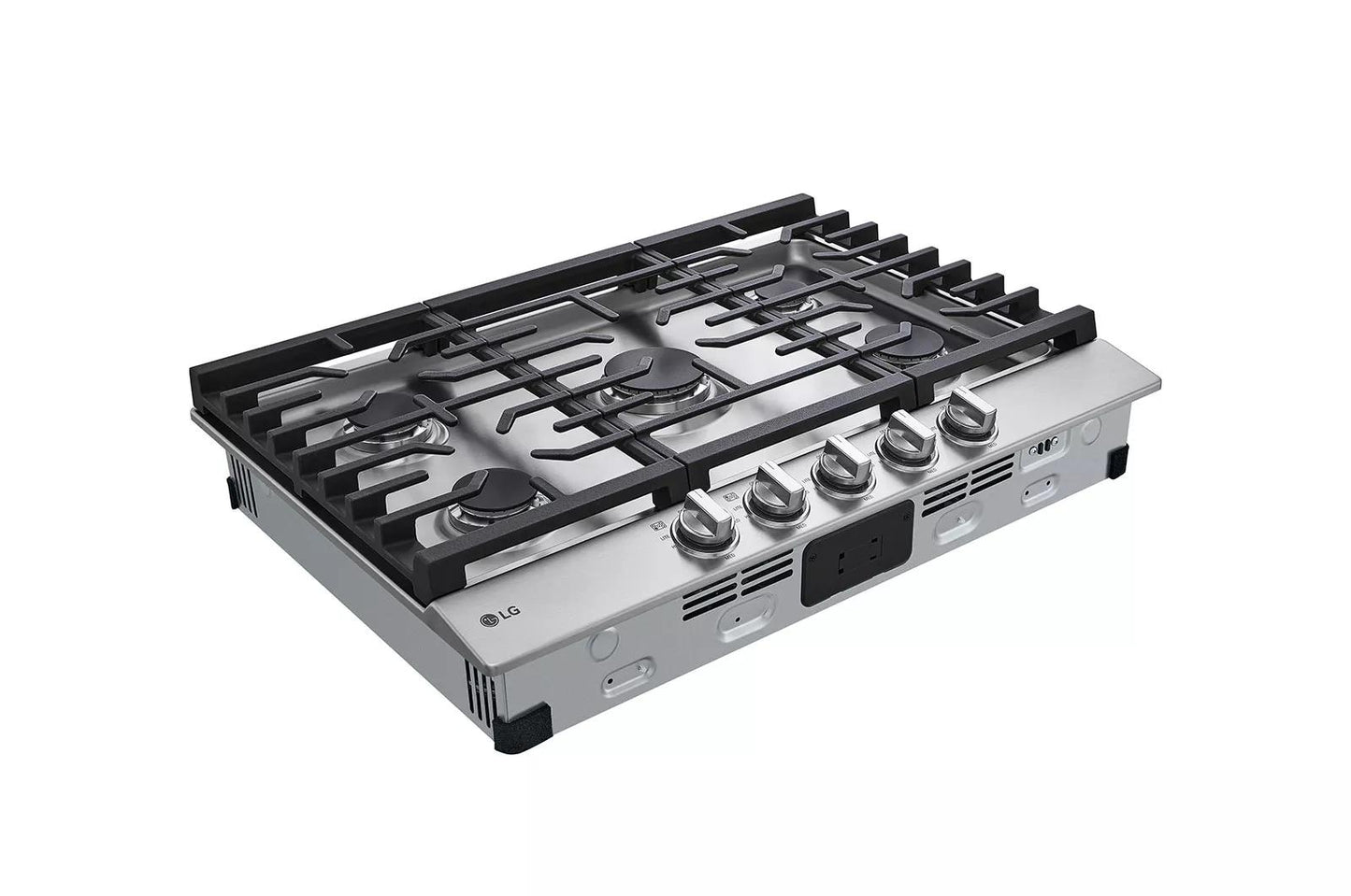 LG CBGJ3023S LG 30"" Gas Cooktop With Ultraheat 20k BTU Burner