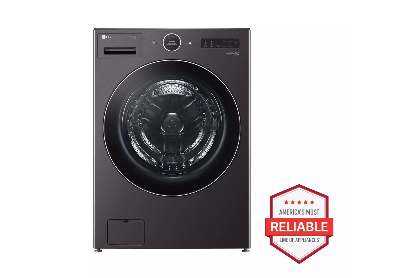 LG WM6700HBA 5.0 Cu. Ft. MEGA Capacity Smart Wi-fi Enabled Front Load Washer WIT...