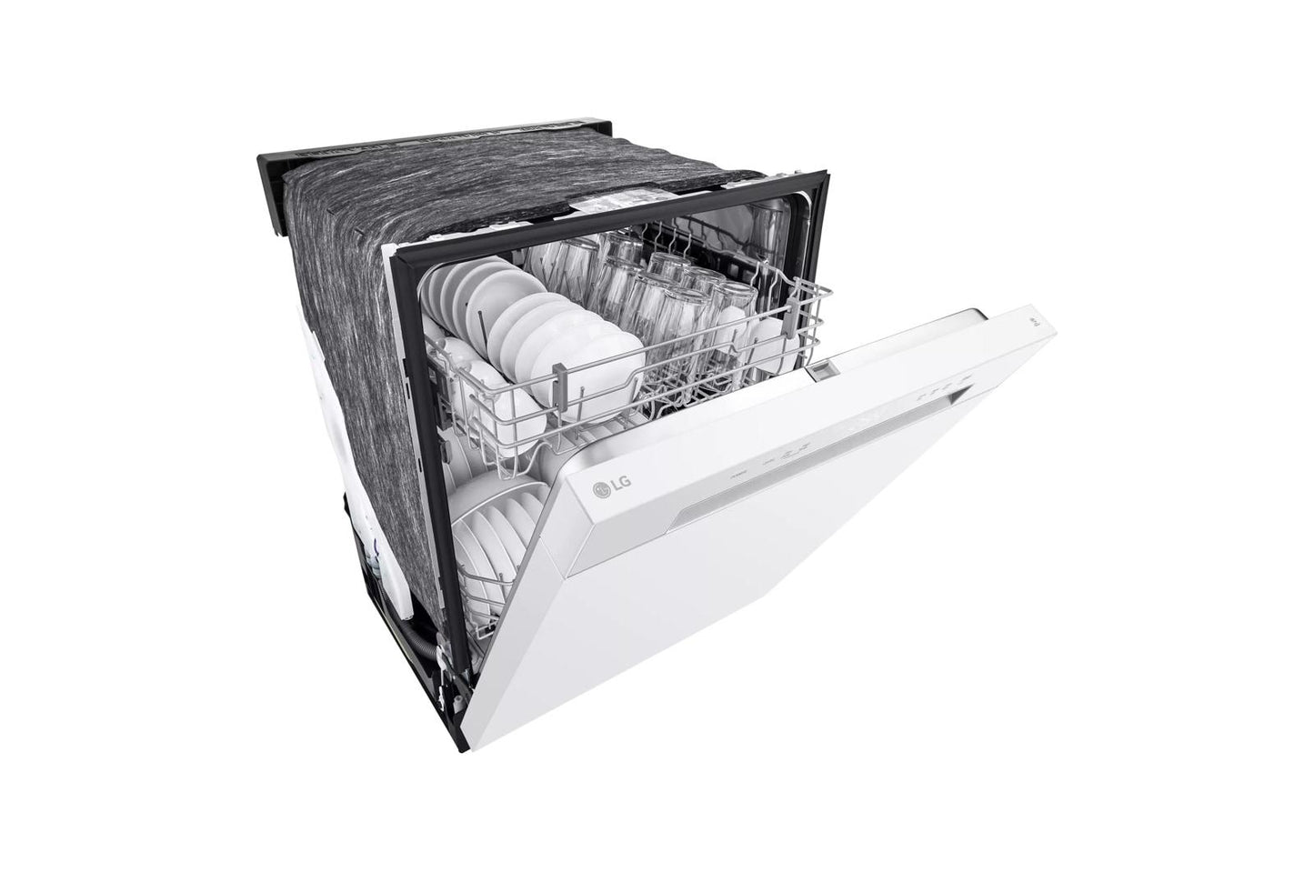 LG LDFC2423W Front Control Dishwasher With Lodecibel Operation and Dynamic Dry