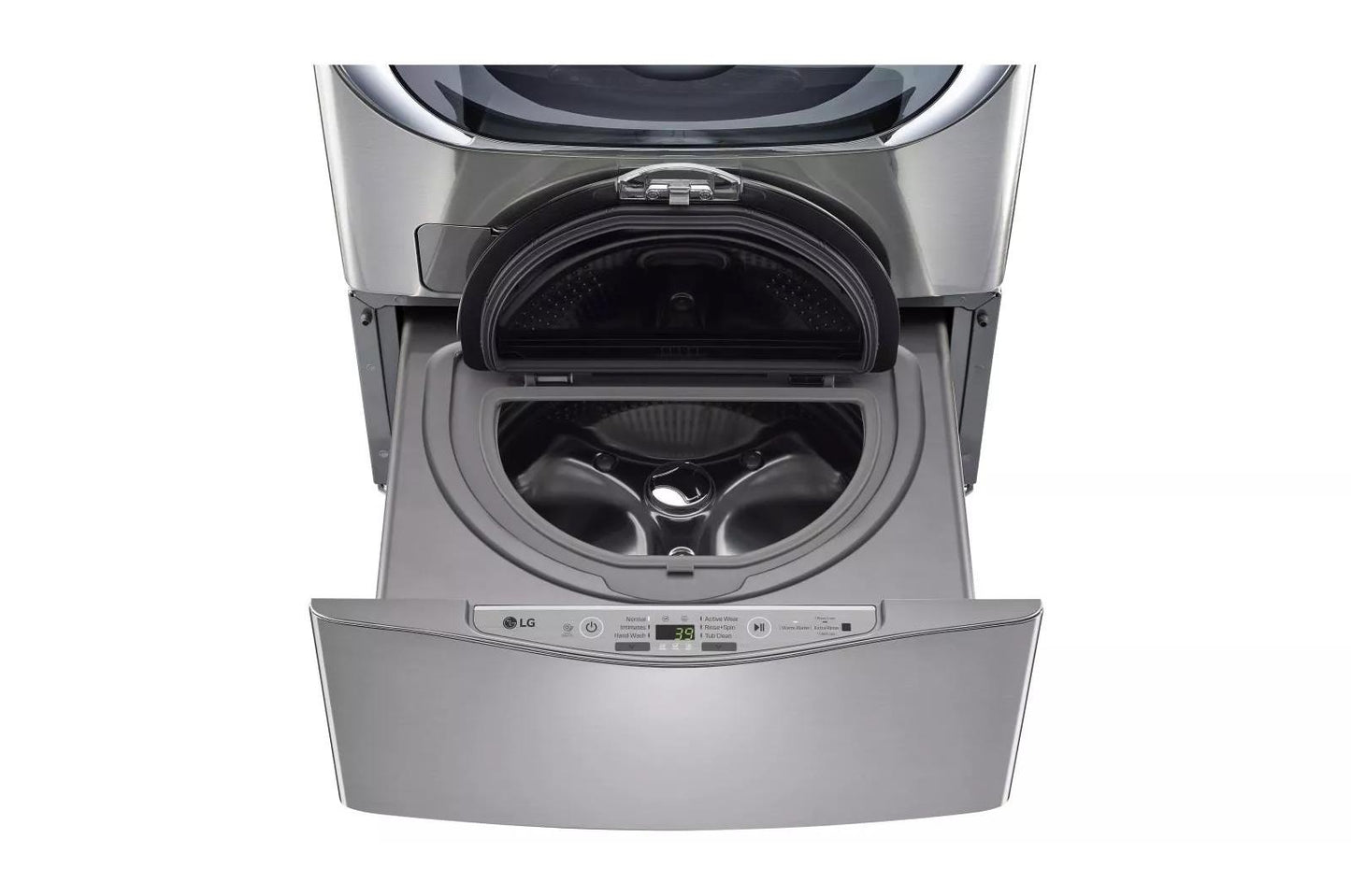 LG WD200CV 1.0 Cu. Ft. Sidekick Pedestal Washer, Part of the LG Twin Wash