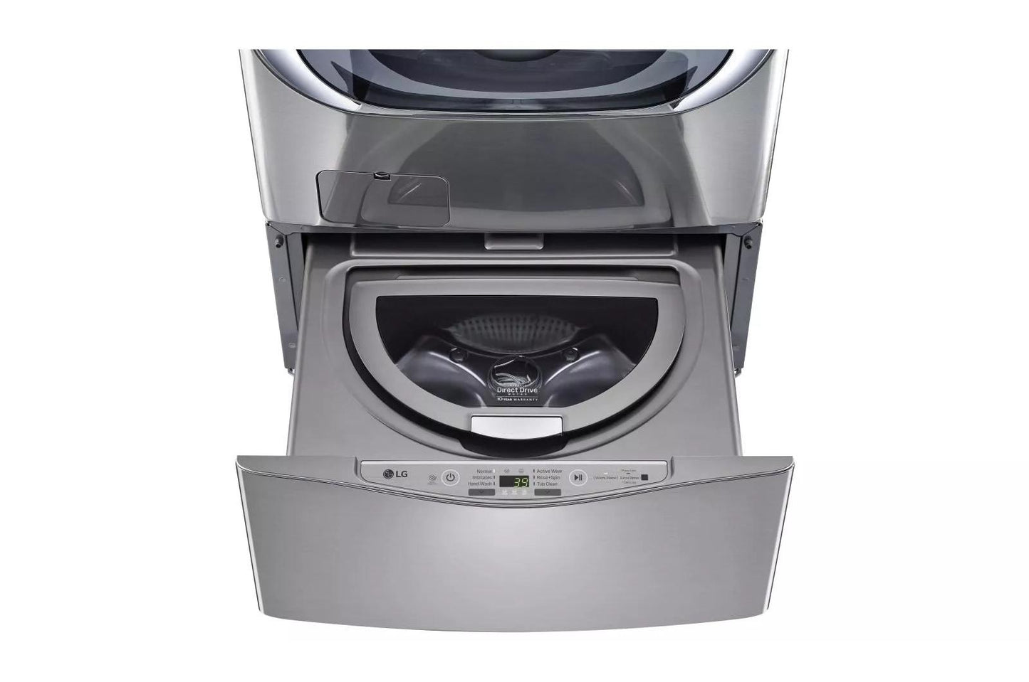 LG WD200CV 1.0 Cu. Ft. Sidekick Pedestal Washer, Part of the LG Twin Wash