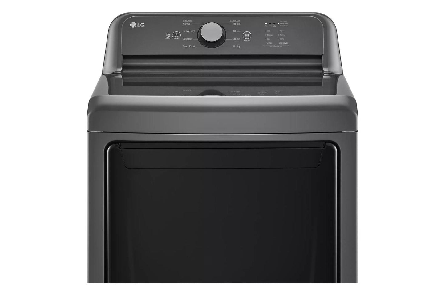 LG DLE6100M 7.3 Cu. Ft. Ultra Large Capacity Rear Control Electric Dryer With S...