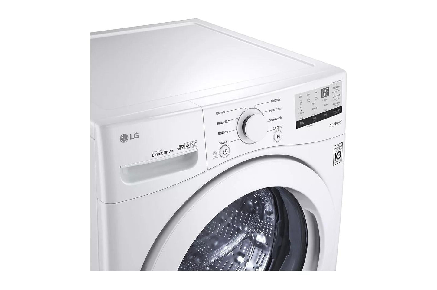 LG WM3400CW LG 4.5 Cu. Ft. Ultra Large Front Load Washer
