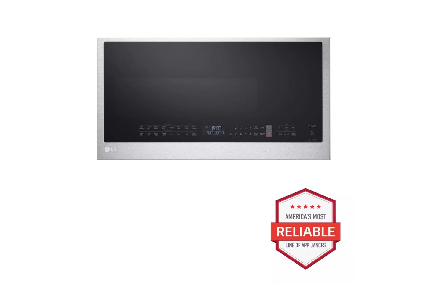 LG MHEC1737F 1.7 Cu. Ft. Smart Wi-fi Enabled Over-the-range Convection MICROWAVE...