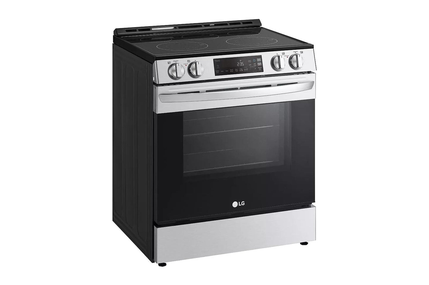 LG LSEL6331F 6.3 Cu Ft. Smart Wi-fi Enabled Electric Slide-in Range With EASYCLE...