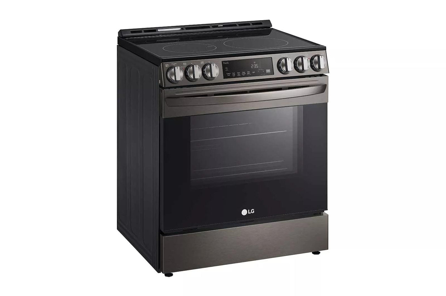 LG LSEL6333D 6.3 Cu Ft. Smart Wi-fi Enabled Fan Convection Electric Slide-in RAN...