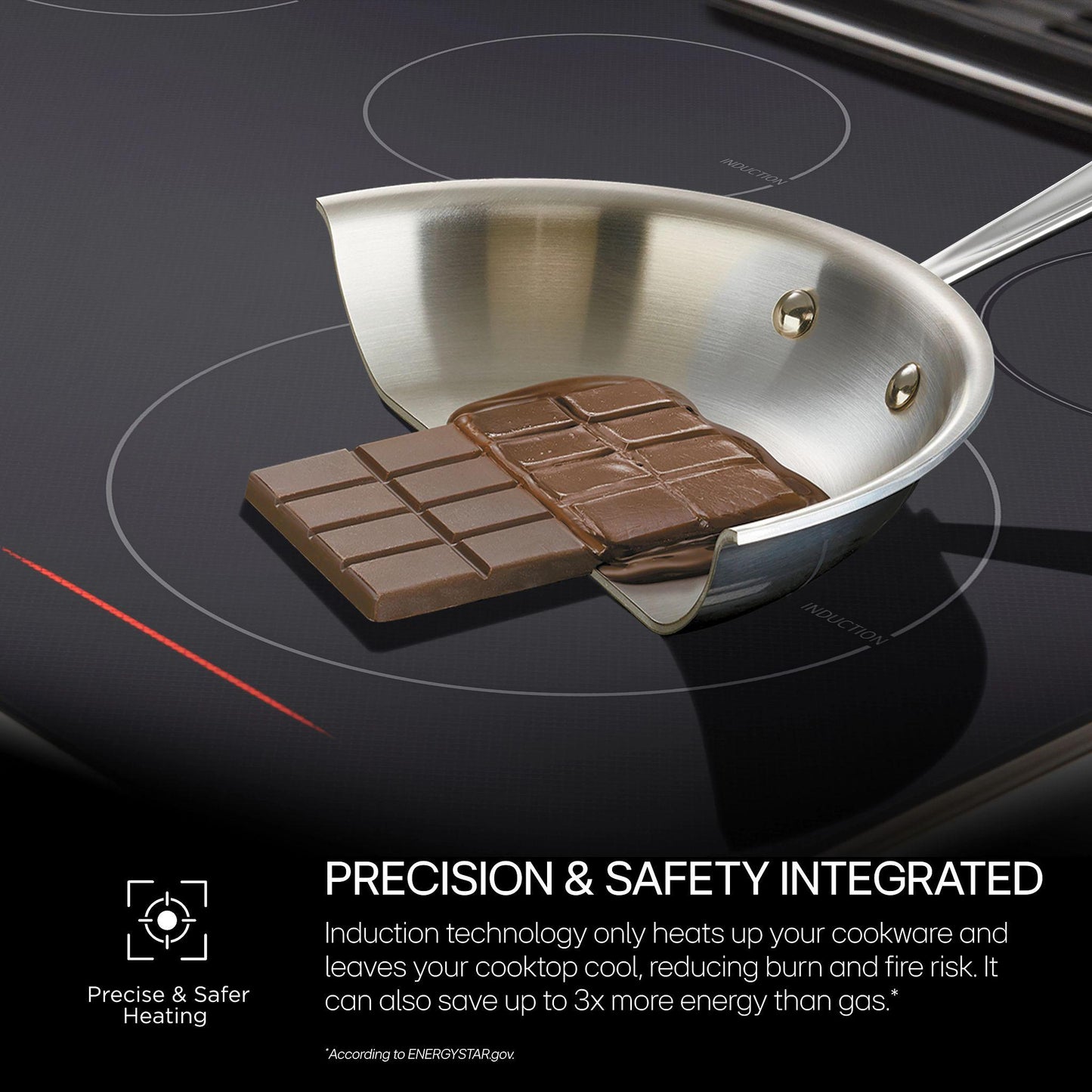 LG CBIH3013BE LG 30"" Smart Induction Cooktop With Ultraheat 4.3KW Element