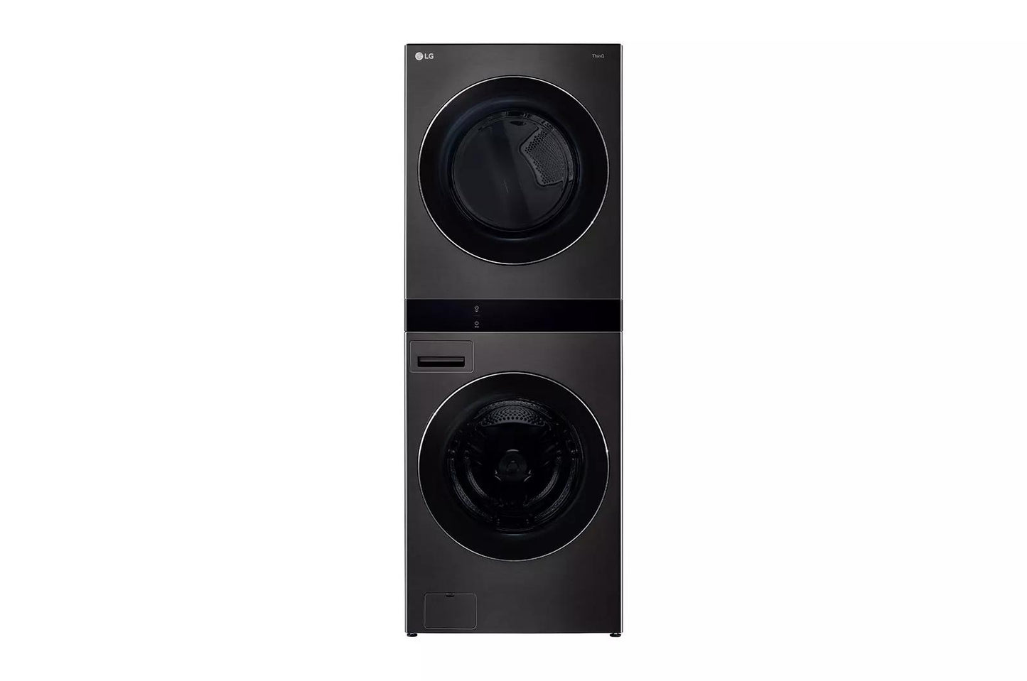 LG WKGX301HBA LG Washtower Smart Front Load 5.0 Cu. Ft. Washer and 7.4 Cu. FT...