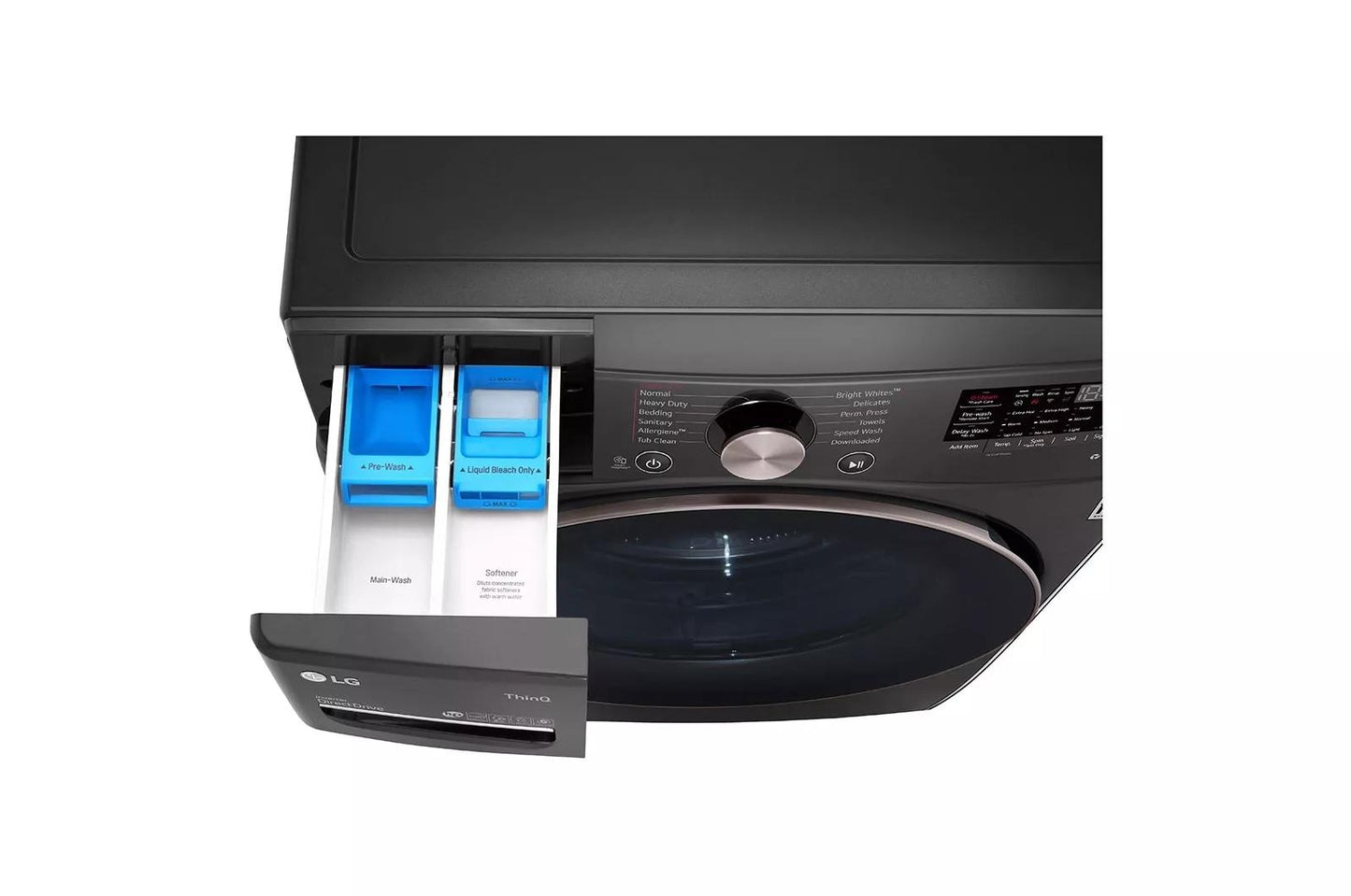 LG WM4000HBA 4.5 Cu. Ft. Ultra Large Capacity Smart Wi-fi Enabled Front Load WAS...