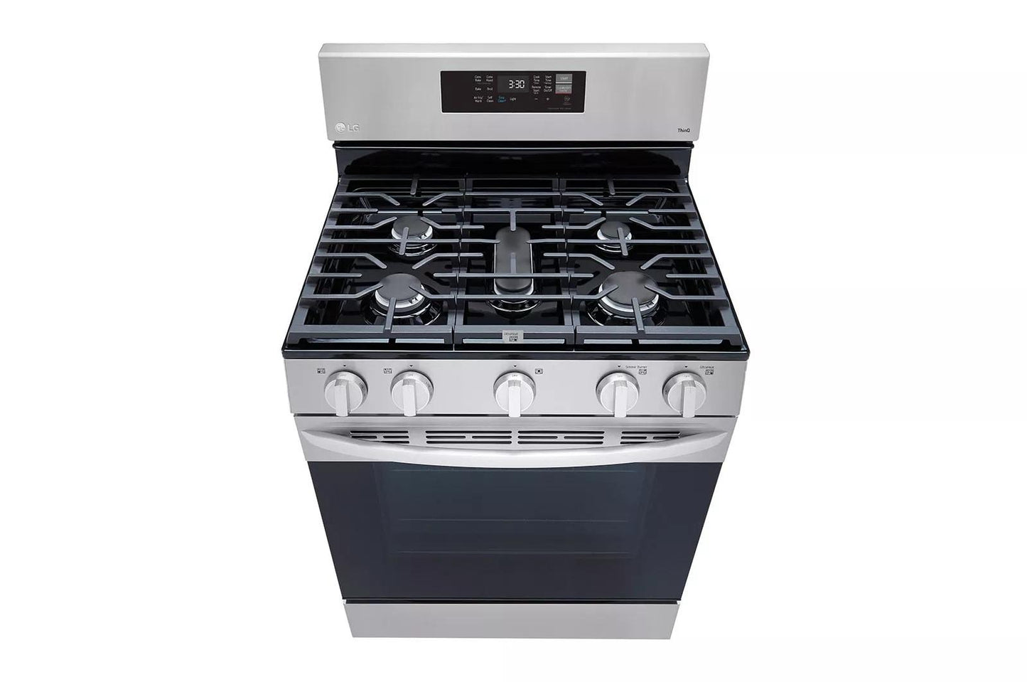 LG LRGL5823S 5.8 Cu Ft. Smart Wi-fi Enabled Fan Convection Gas Range With Air FR...
