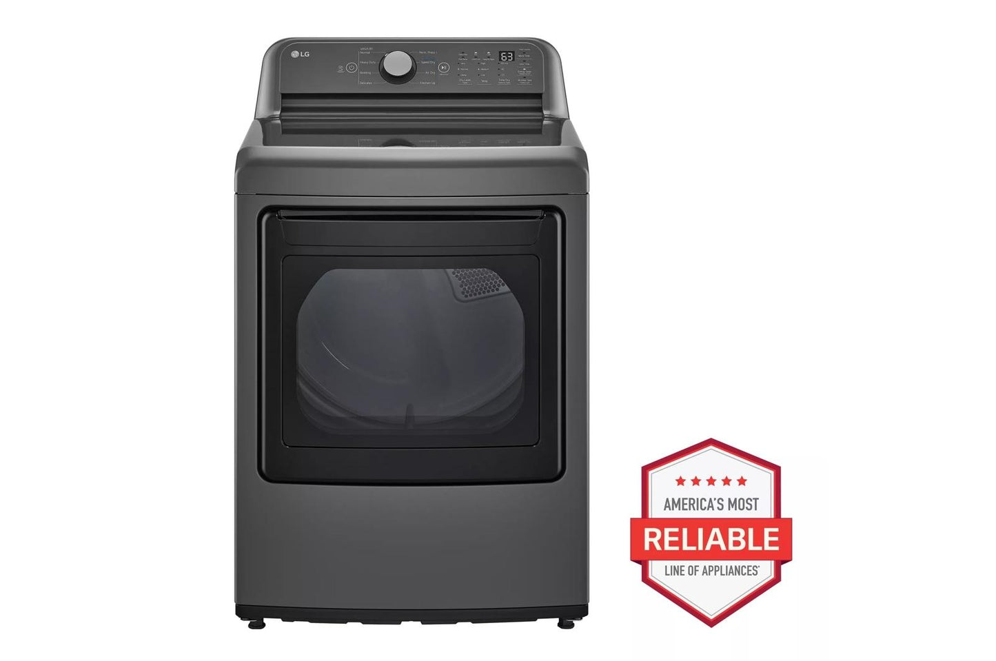LG DLG7151M 7.3 Cu. Ft. Ultra Large Capacity Rear Control Gas Energy Star DRYER...