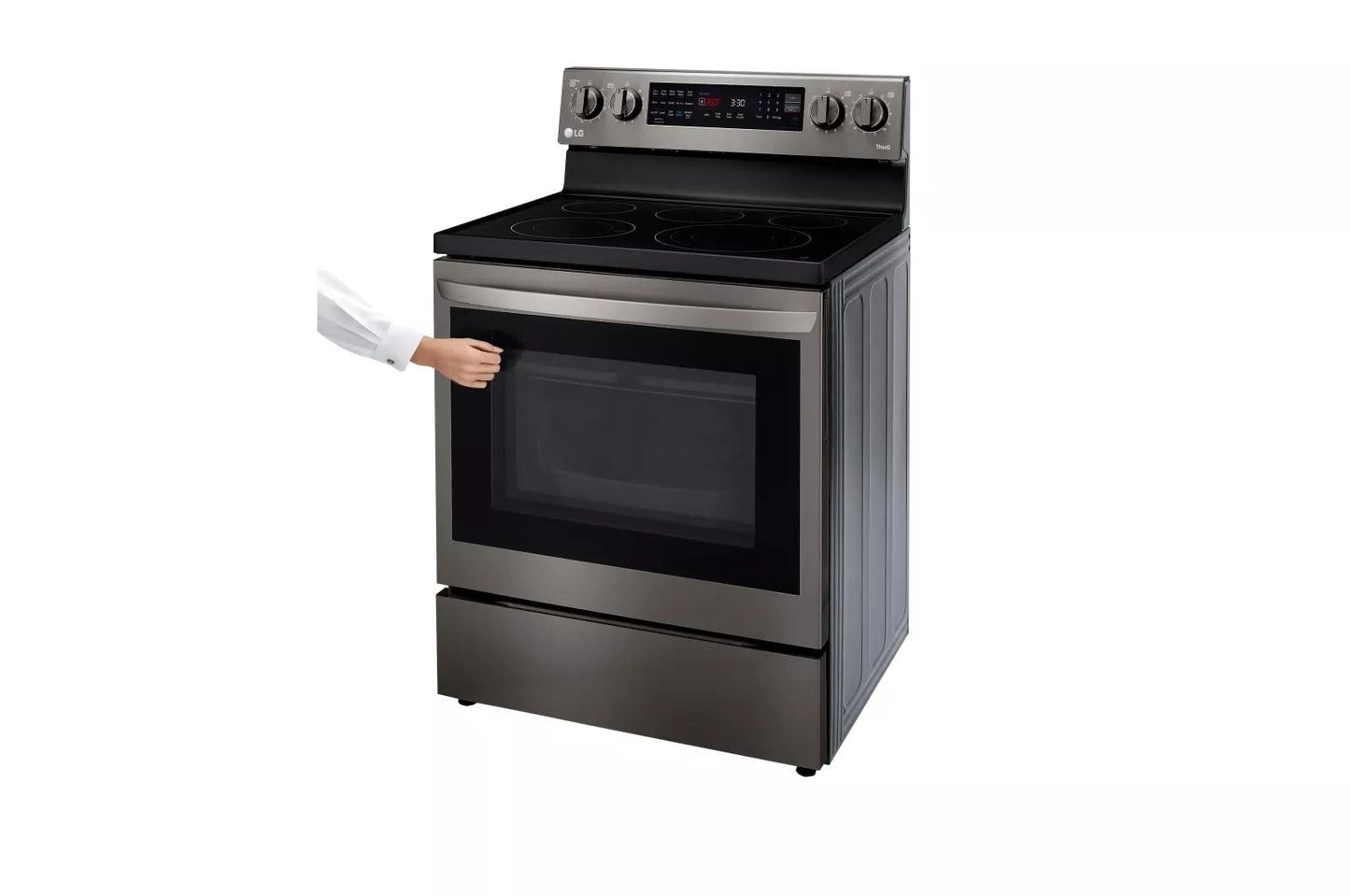 LG LREL6325D 6.3 Cu Ft. Smart Wi-fi Enabled Electric Single Oven Instaview R...