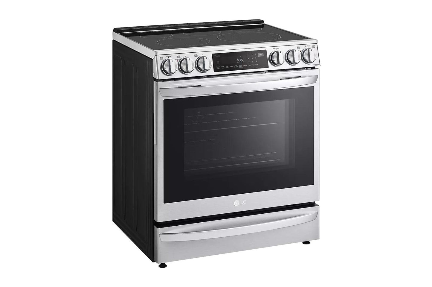 LG LSEL6337F 6.3 Cu Ft. Smart Wi-fi Enabled Probake Convection Instaview E...