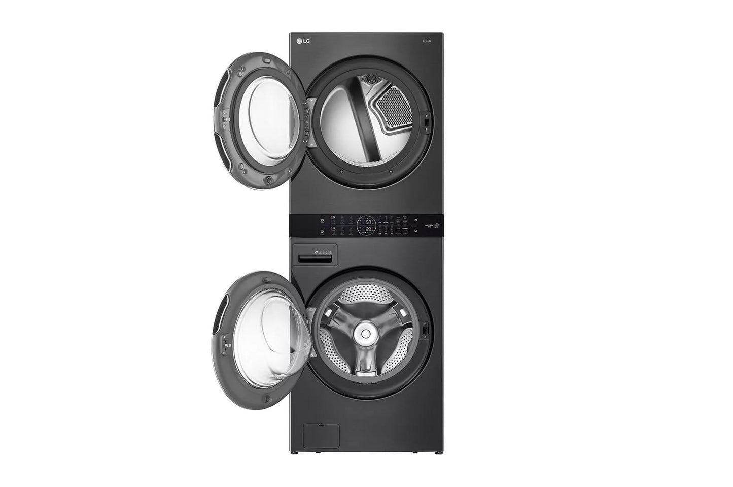 LG WKEX200HBA Single Unit Front Load LG Washtower With Center Control 4.5...