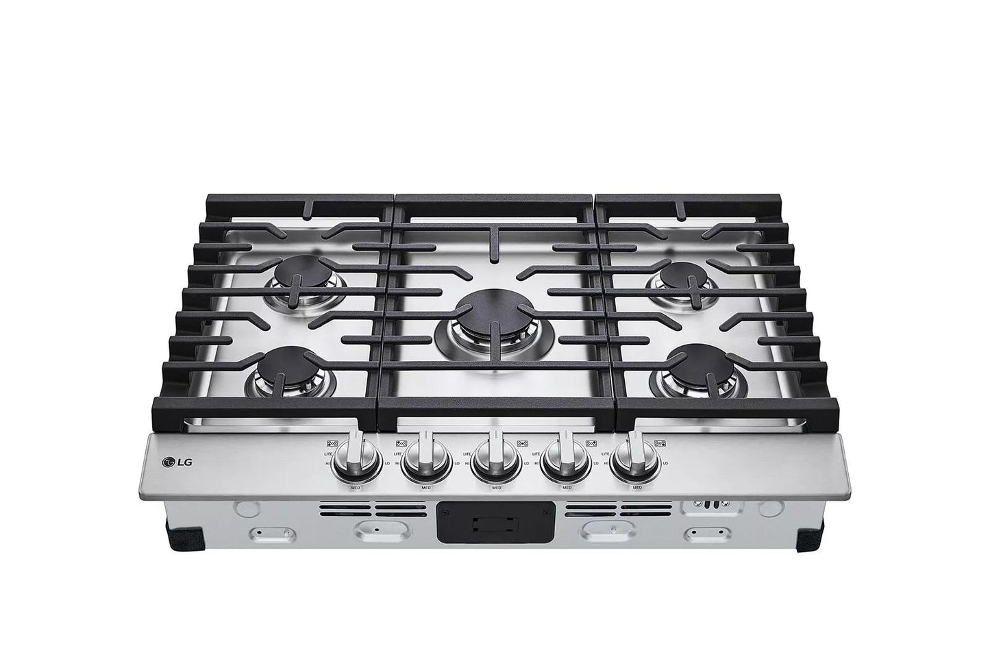 LG CBGJ3023S LG 30"" Gas Cooktop With Ultraheat 20k BTU Burner