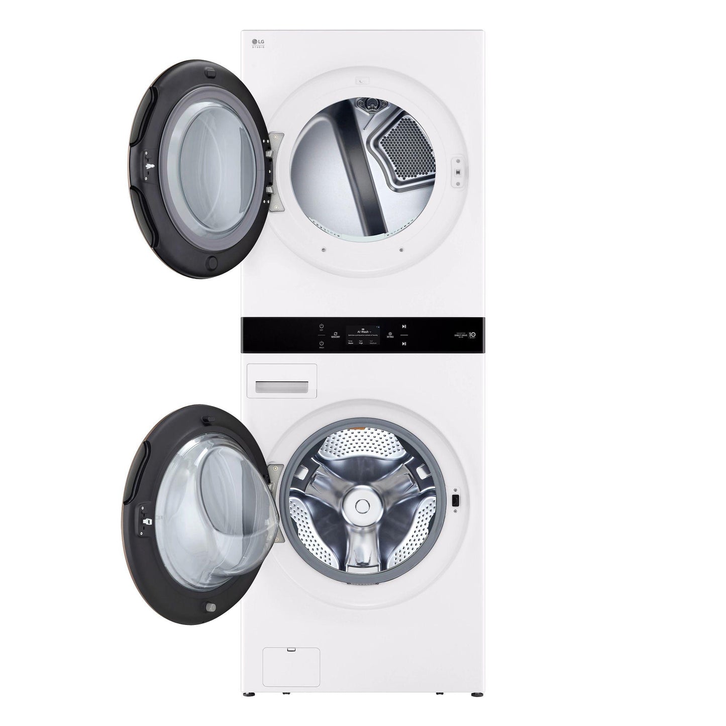 LG SWWE50W4 LG Studio Washtower Smart Front Load 5.0 Cu. Ft. Washer and 7.4...