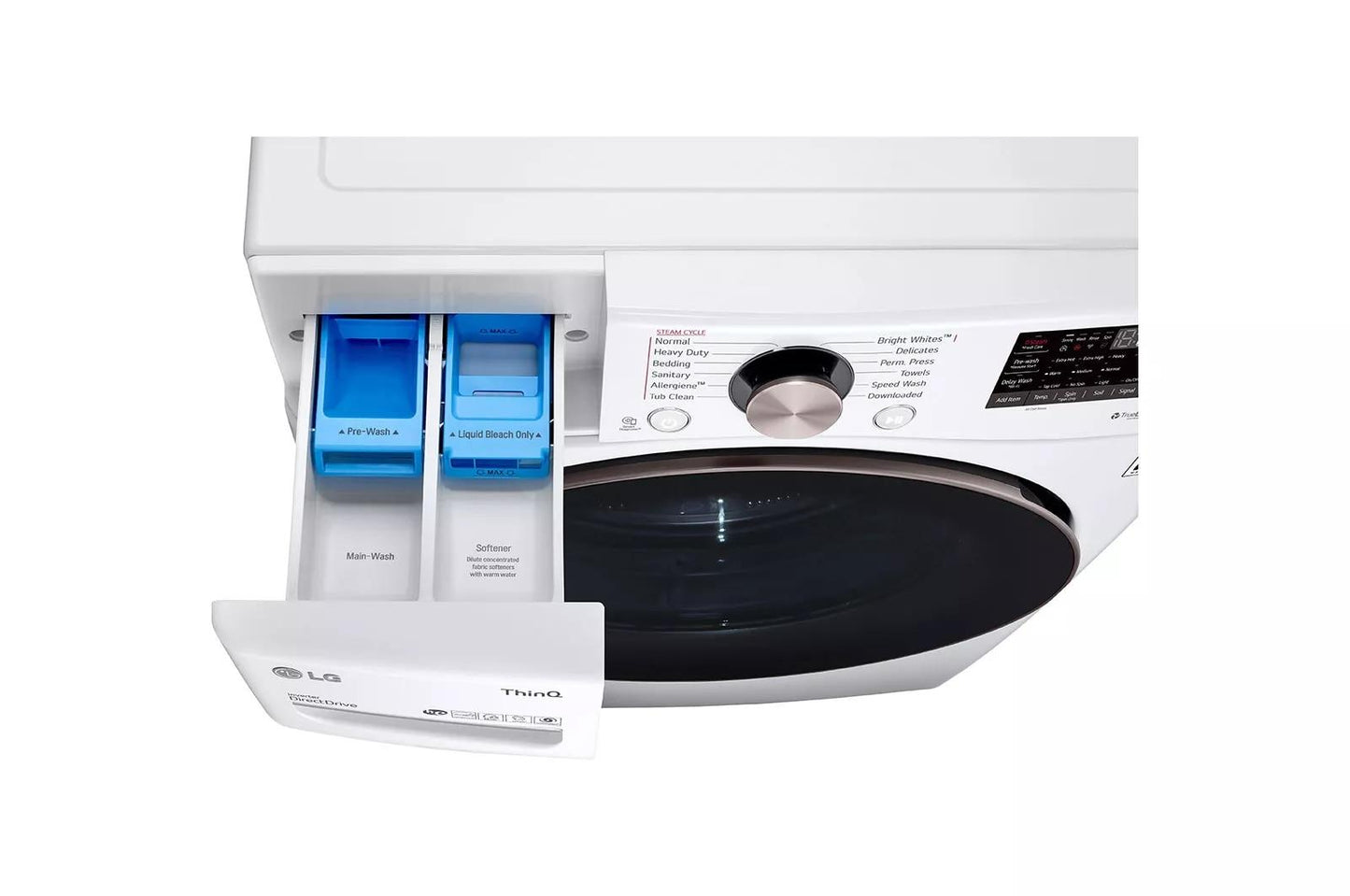 LG WM4000HWA 4.5 Cu. Ft. Ultra Large Capacity Smart Wi-fi Enabled Front Load WAS...