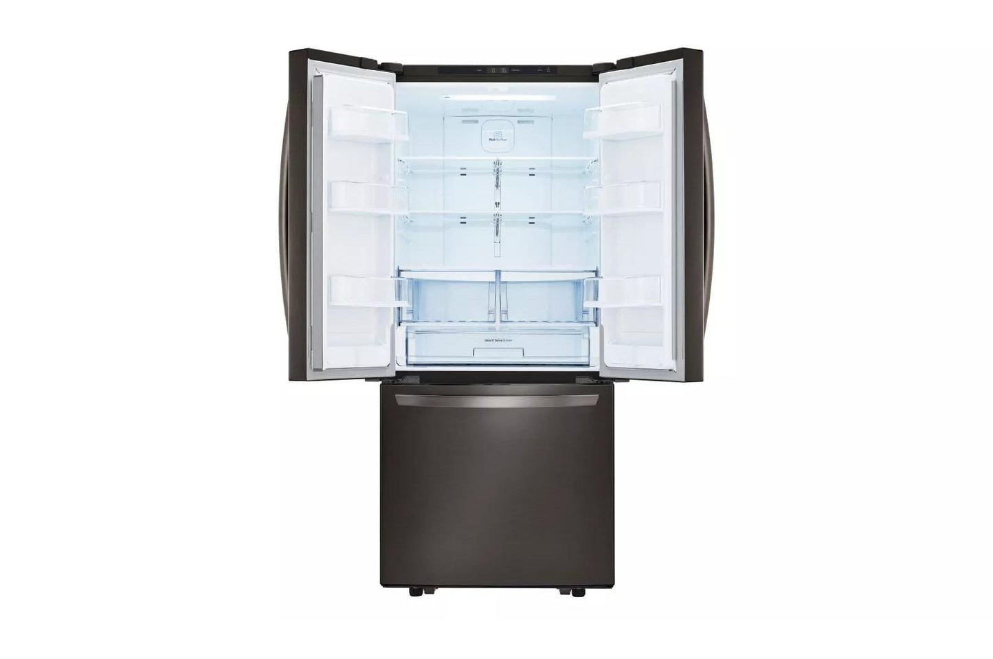 LG LFCS22520D LG Black Stainless Steel Series 21 Cu. Ft. Large Capacity 30"" Wide ...