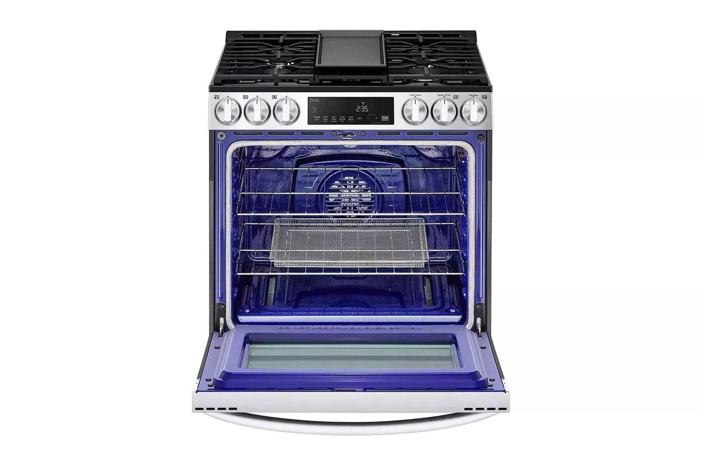 LG LSGL5833F 5.8 Cu Ft. Smart Wi-fi Enabled Fan Convection Gas Slide-in Range WI...