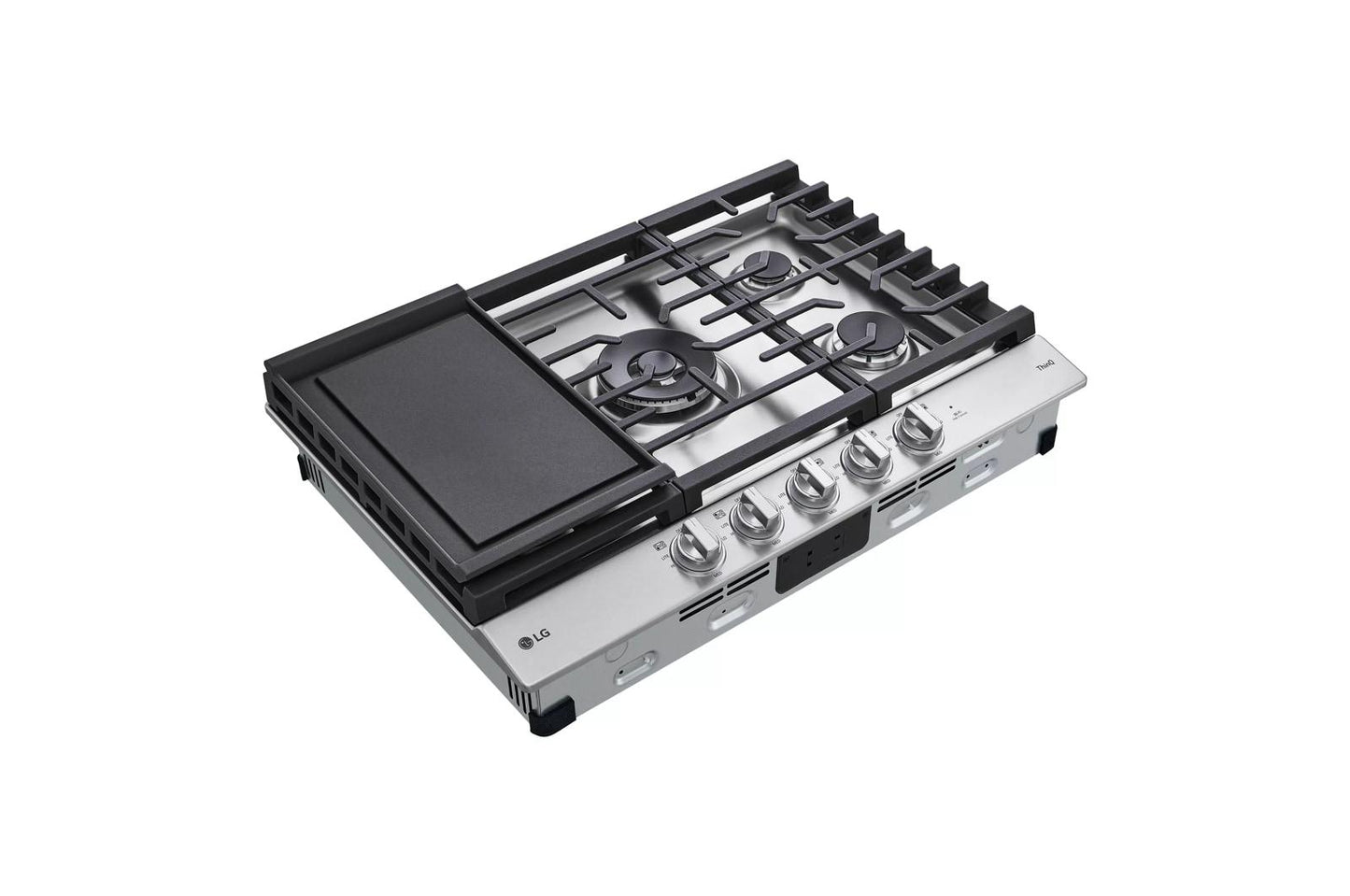 LG CBGJ3027S 30"" Smart Gas Cooktop With Ultraheat 22k BTU Dual Burner and LE...