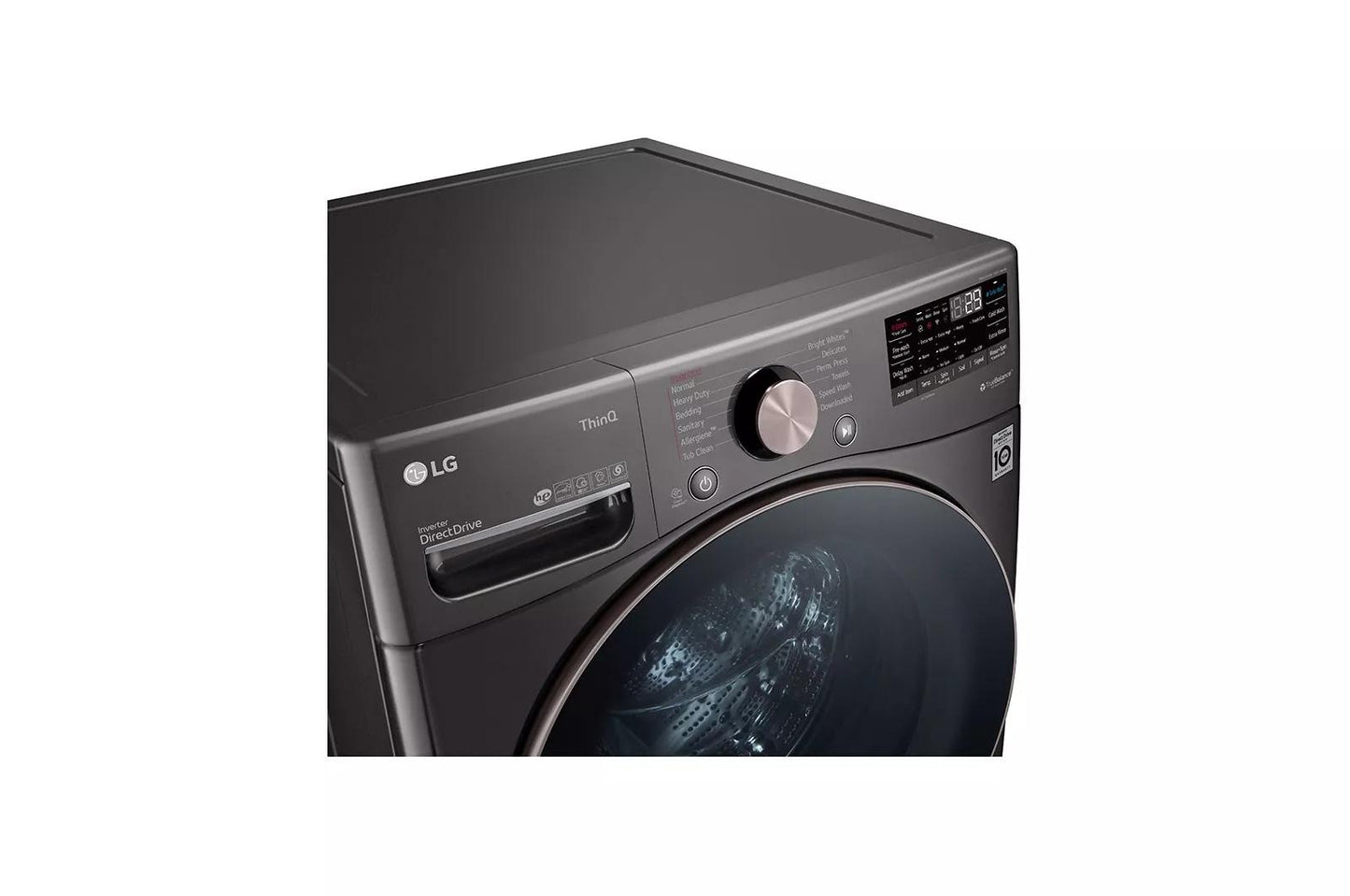 LG WM4000HBA 4.5 Cu. Ft. Ultra Large Capacity Smart Wi-fi Enabled Front Load WAS...