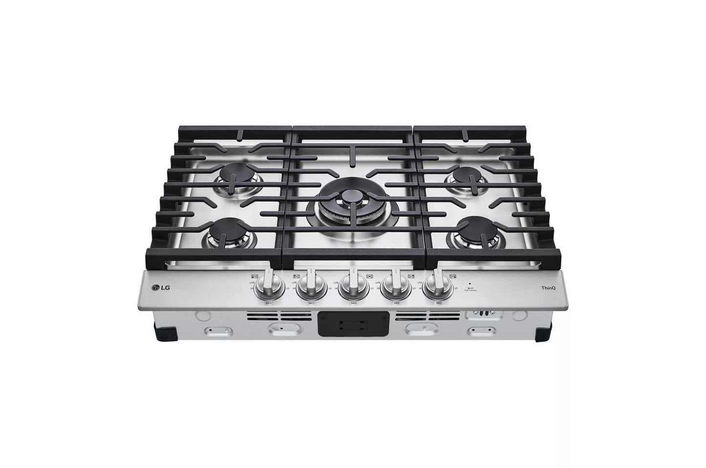LG CBGJ3027S 30"" Smart Gas Cooktop With Ultraheat 22k BTU Dual Burner and LE...