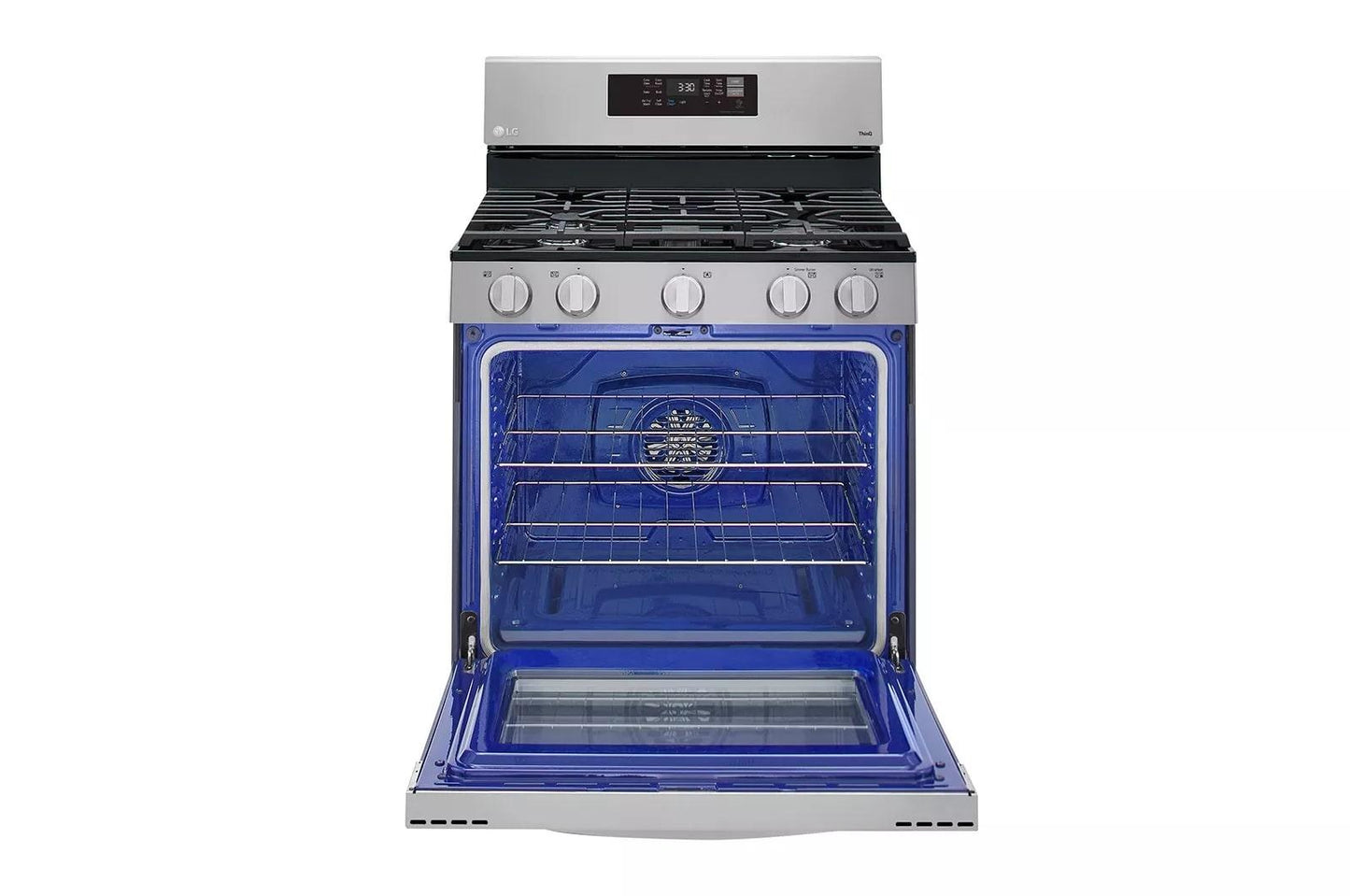 LG LRGL5823S 5.8 Cu Ft. Smart Wi-fi Enabled Fan Convection Gas Range With Air FR...