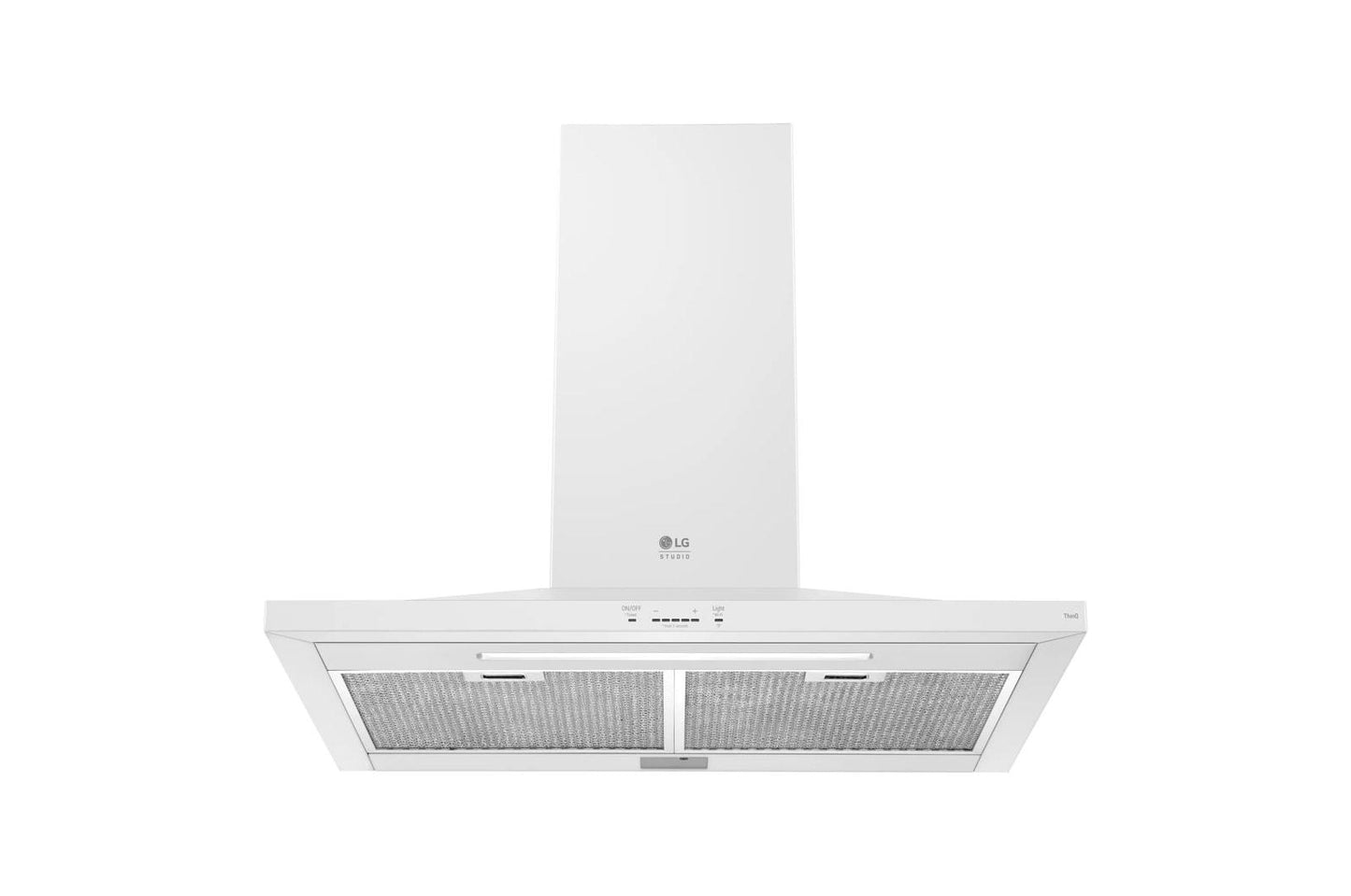 LG LSHD3080N LG Studio, 30"" Chimney Style Hood, Essence White
