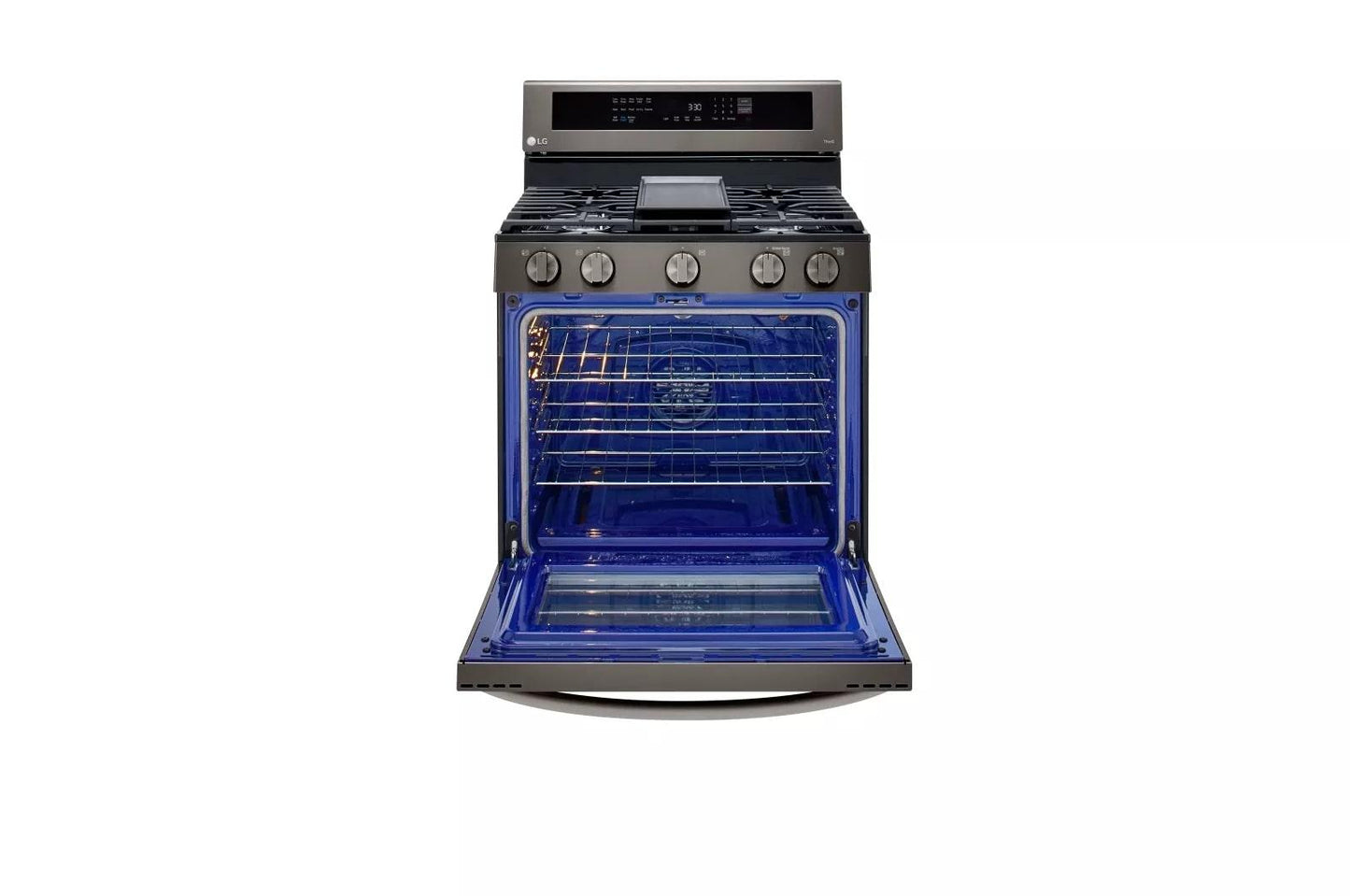 LG LRGL5825D LG 5.8 Cu Ft. Gas Single Thinq Instaview Range With Air Fry
