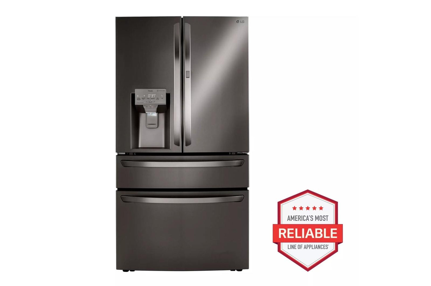 LG LRMDS3006D 30 Cu. Ft. Smart Wi-fi Enabled Refrigerator With Craft Ice Maker