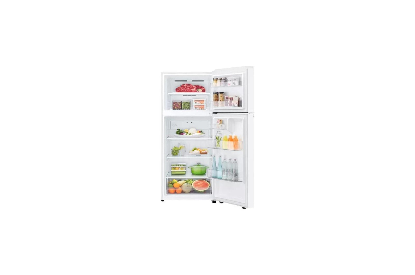 LG LT18S2100W LG 18 CU.FT. Garage Ready Top Freezer Refrigerator