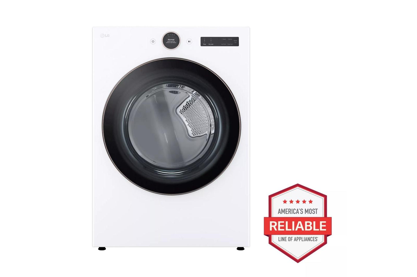 LG DLGX6501W 7.4 Cu. Ft. Ultra Large Capacity Smart Front Load Gas Dryer With SE...