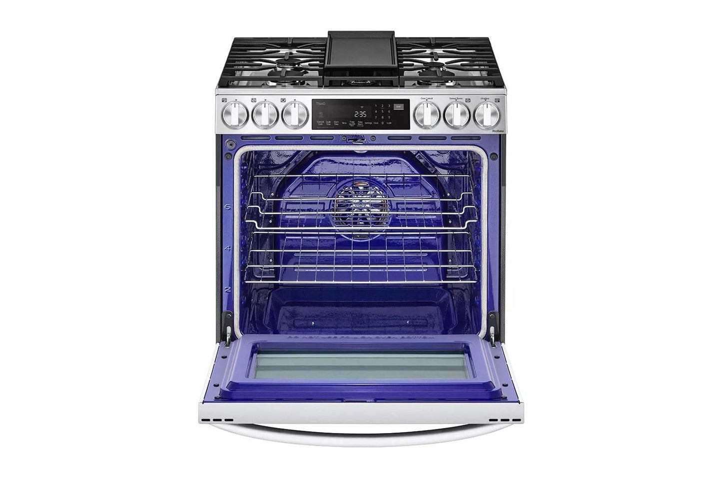 LG LSGL6335F 6.3 Cu Ft. Smart Wi-fi Enabled Probake Convection Instaview G...