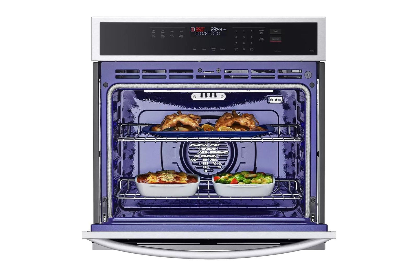 LG WSEP4723F LG 4.7 Cu. Ft. Smart Wall Oven With Convection and Air Fry