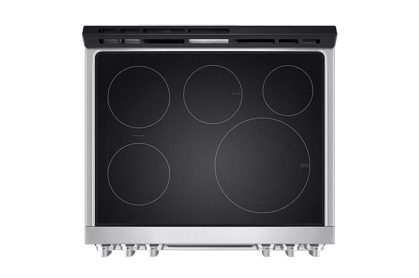 LG LSES6338F LG Studio 6.3 Cu. Ft. Instaview Electric Slide-in Range With PRO...