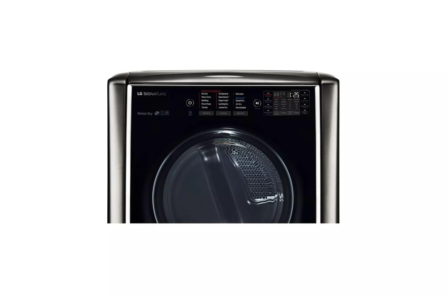 LG DLEX9500K LG Signature: 9.0 MEGA Capacity Turbosteam Electric Dryer