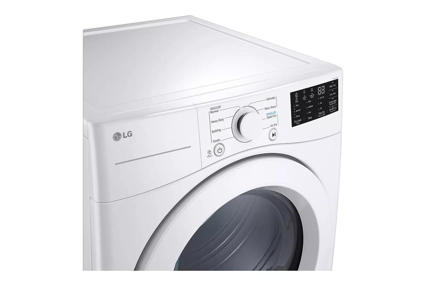 LG DLE3470W LG 7.4 Cu. Ft. Ultra Large Capacity Electric Dryer