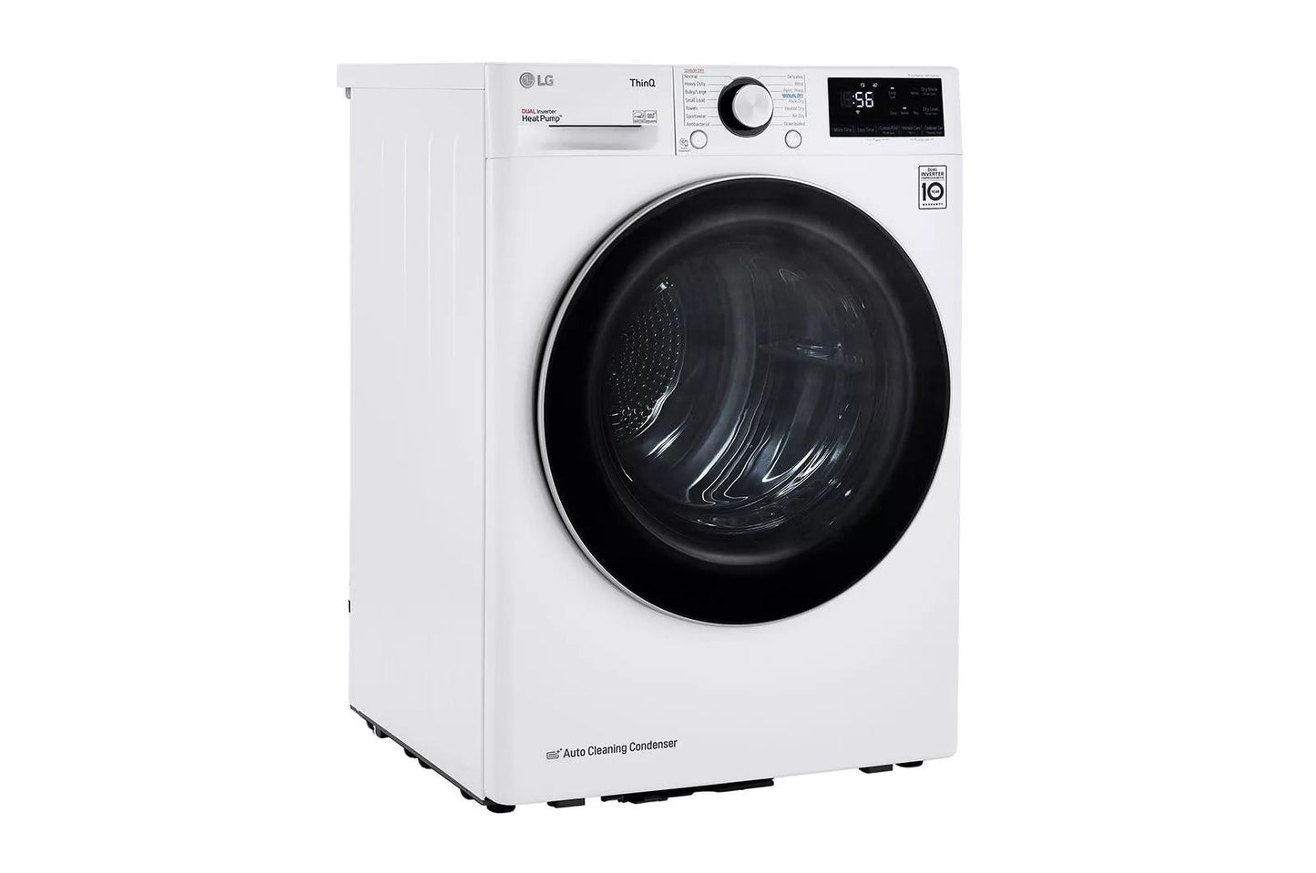 LG DLHC1455W 4.2 CU.FT. Smart Wi-fi Enabled Compact Front Load Dryer With Dual I...