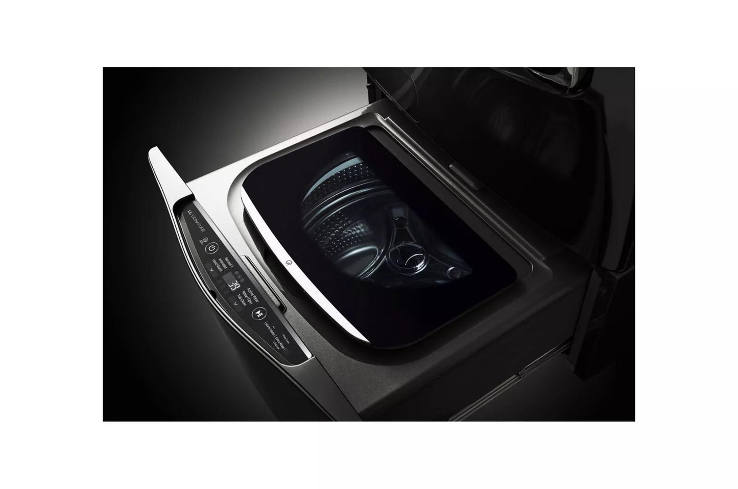LG WD205CK LG Signature: 1.0 Cu. Ft. LG Sidekick Pedestal Washer, LG Twinwash ...