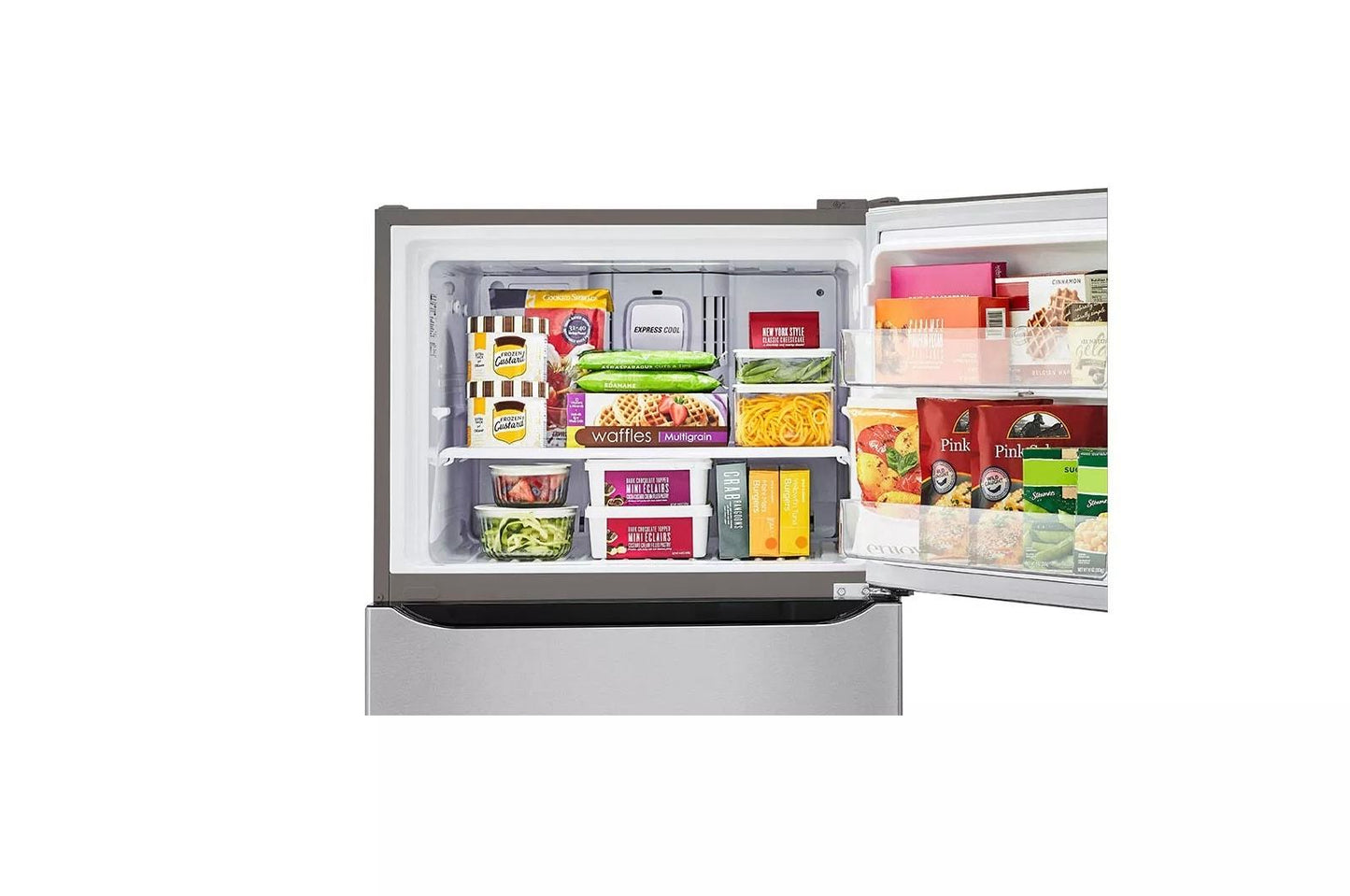 LG LTCS20020S LG 20 Cu. Ft. Top Freezer Refrigerator
