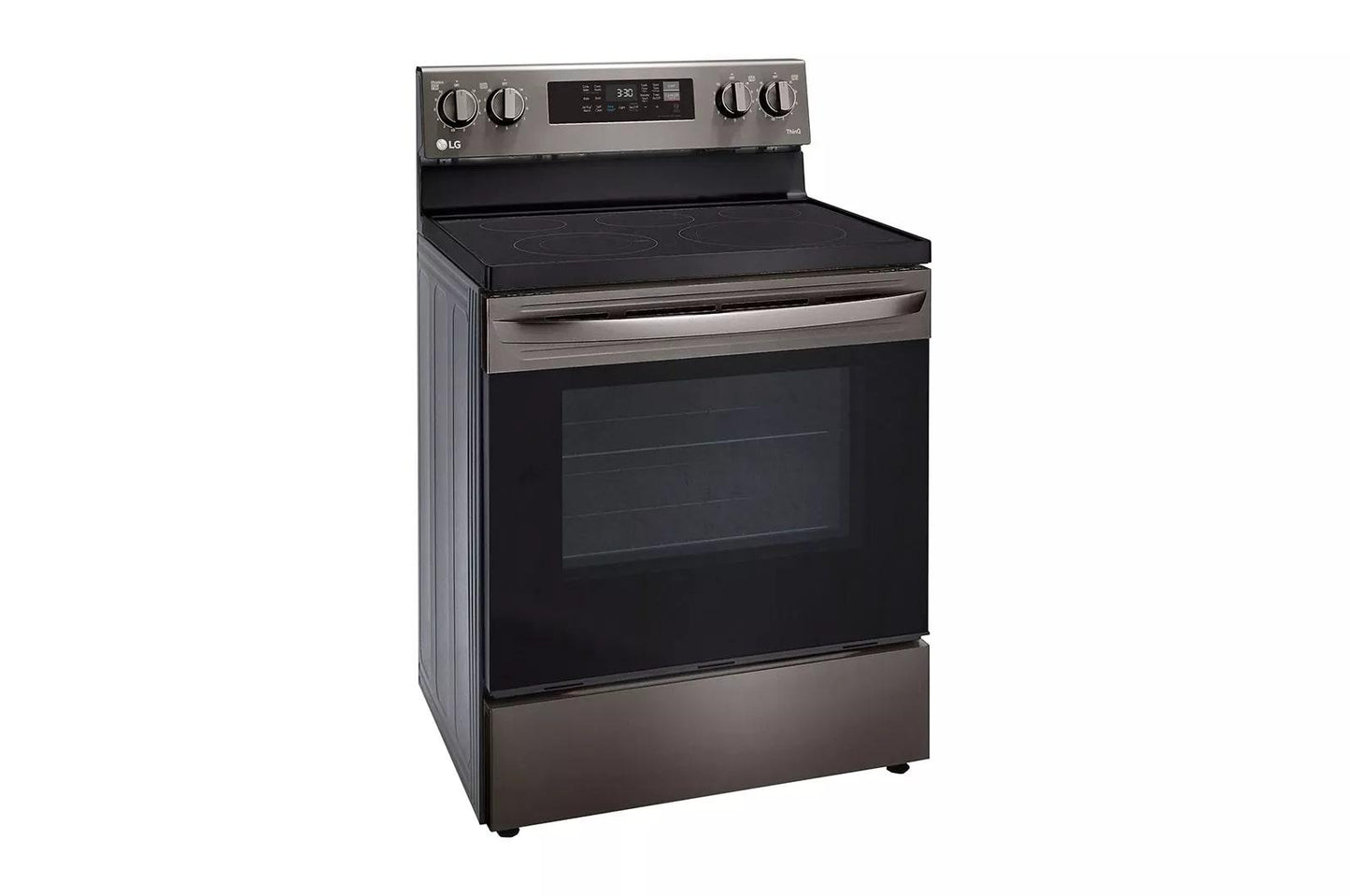 LG LREL6323D 6.3 Cu Ft. Smart Wi-fi Enabled Fan Convection Electric Range With A...