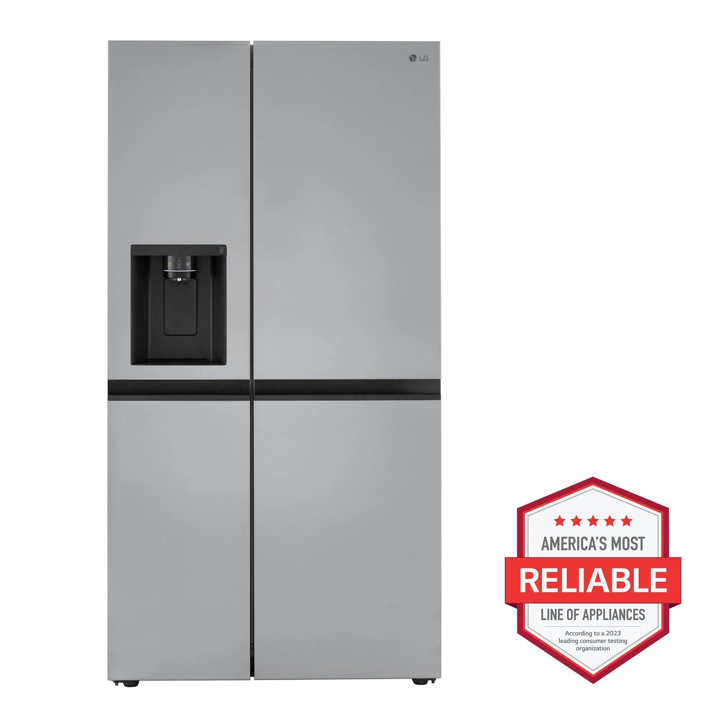 LG LRSXC2306S LG 27 Cu. Ft. Side-by-side Instaview Refrigerator
