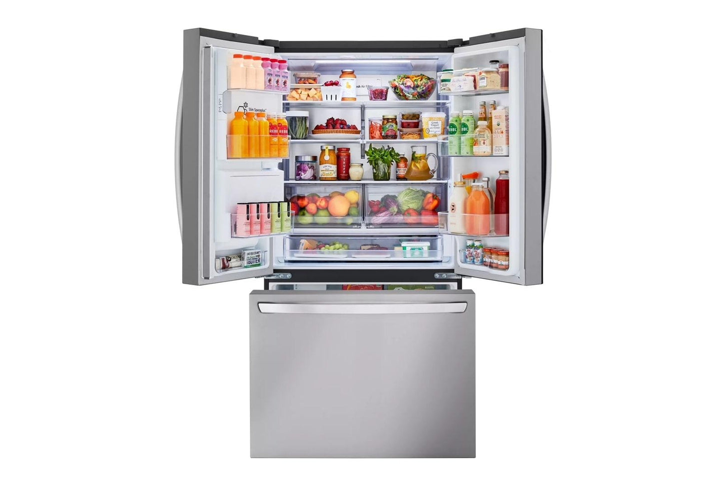 LG LRFXS3106S 31 Cu. Ft. Smart Standard-depth Max French Door Refrigerator WI...