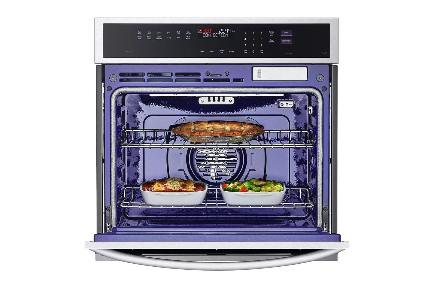 LG WSEP4727F 4.7 Cu. Ft. Smart Wall Oven With Instaview, True Convection, AIR...