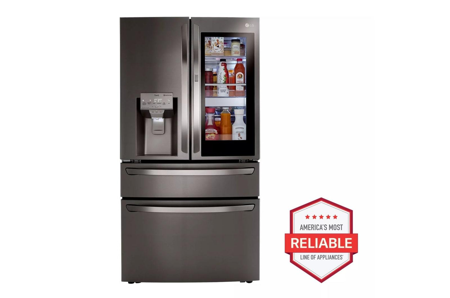 LG LRMVC2306D 23 Cu. Ft. Smart Wi-fi Enabled Instaview Door-in-door COUNTE...