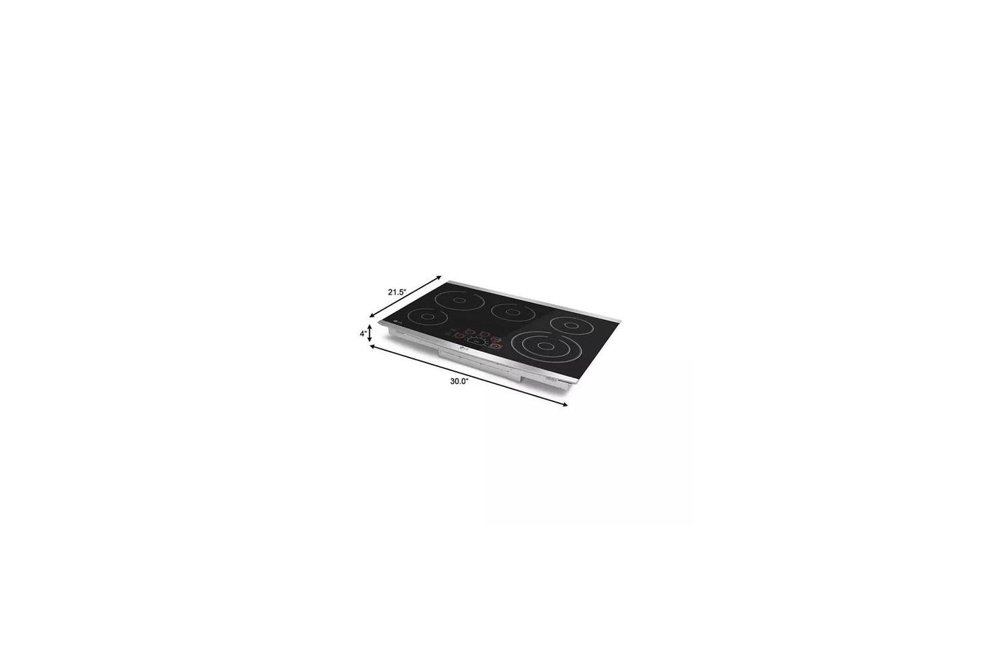 LG LCE3010SB LG 30"" Radiant Cooktops