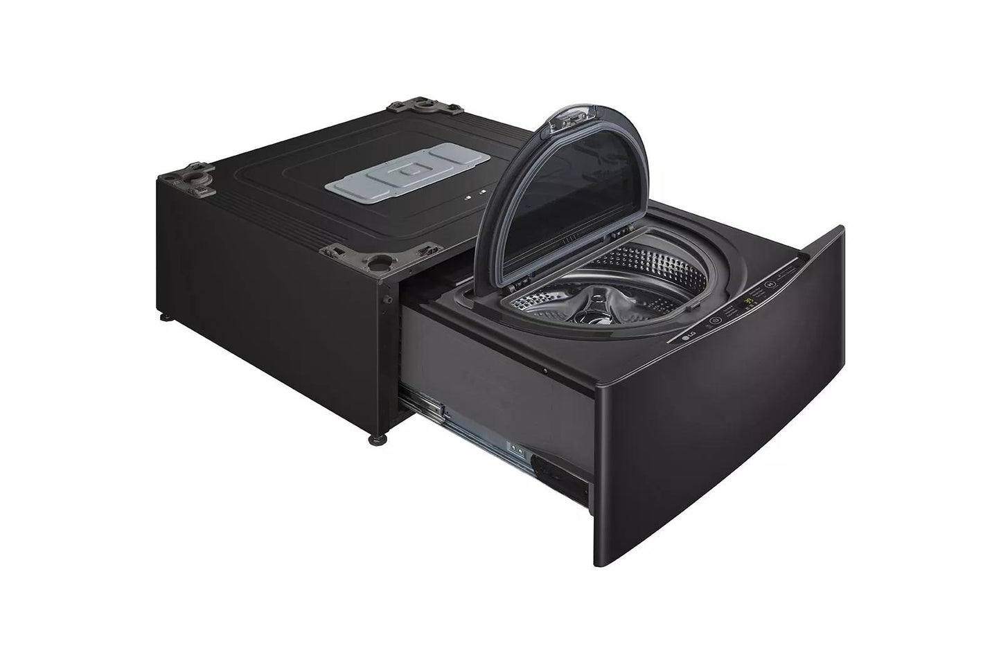 LG WD200CB 1.0 Cu. Ft. LG Sidekick Pedestal Washer, LG Twinwash COMPAT...